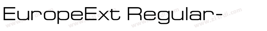 EuropeExt Regular字体转换